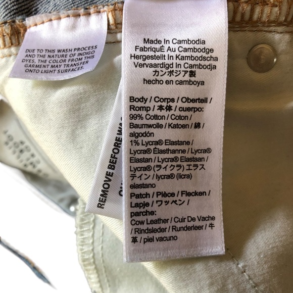 J.Crew Billie Demi Boot Crop Jeans Size 27 Dark Wash Frayed Hem Kicked Leg - Picture 15 of 15